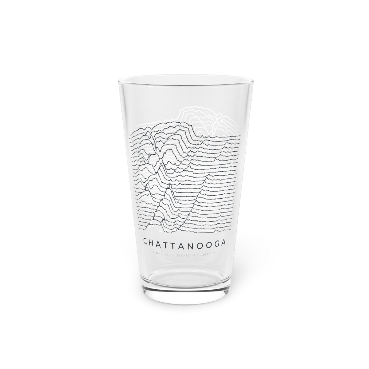 Chattanooga Ridgeline Pint Glass