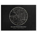 Murfreesboro Street Map Puzzle (Black)