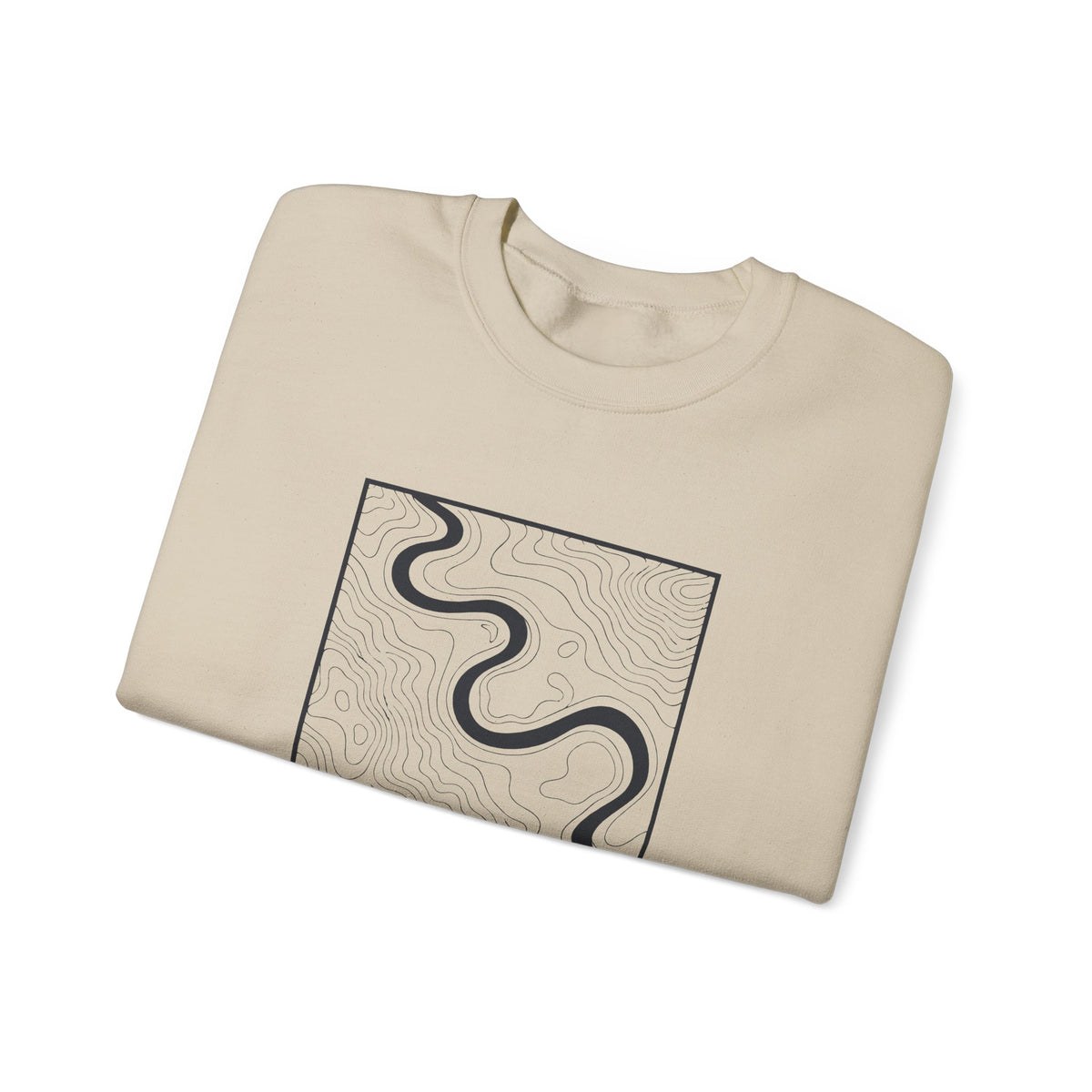 Jackson Topo Map Crewneck Sweatshirt