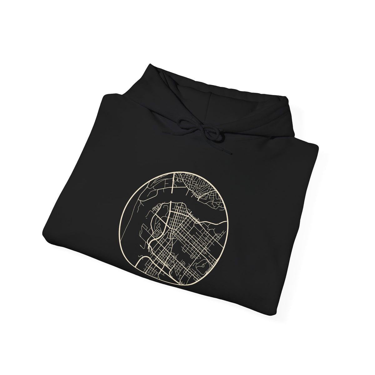 Chattanooga Street Map Hoodie