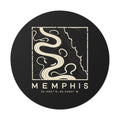 Memphis Topo Map Sticker (Black)