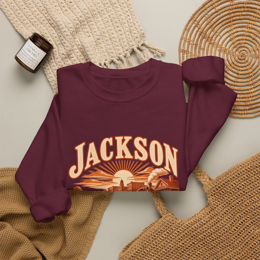Jackson Engraved Valley Crewneck Sweatshirt