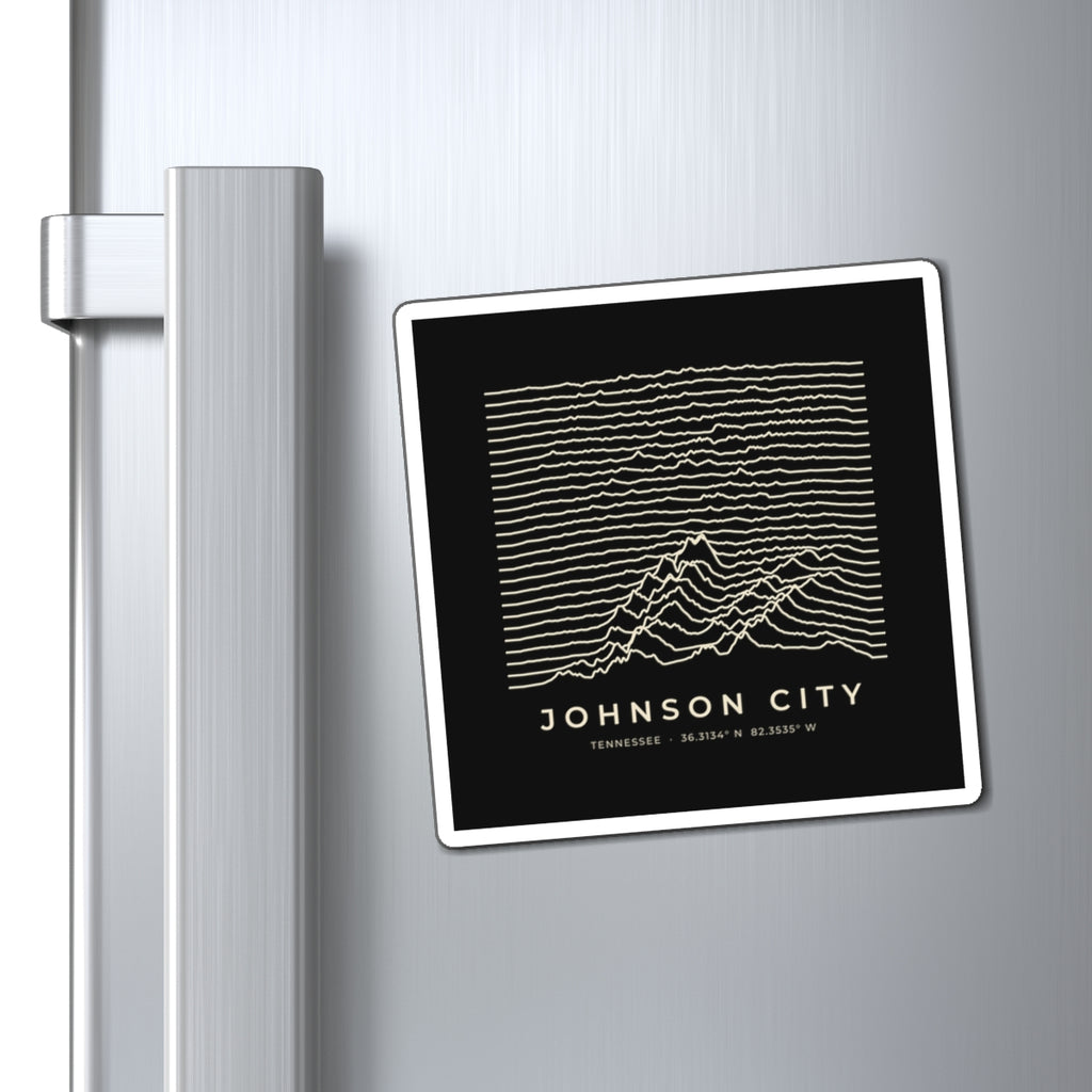 Johnson City Ridgeline Magnet (Black)