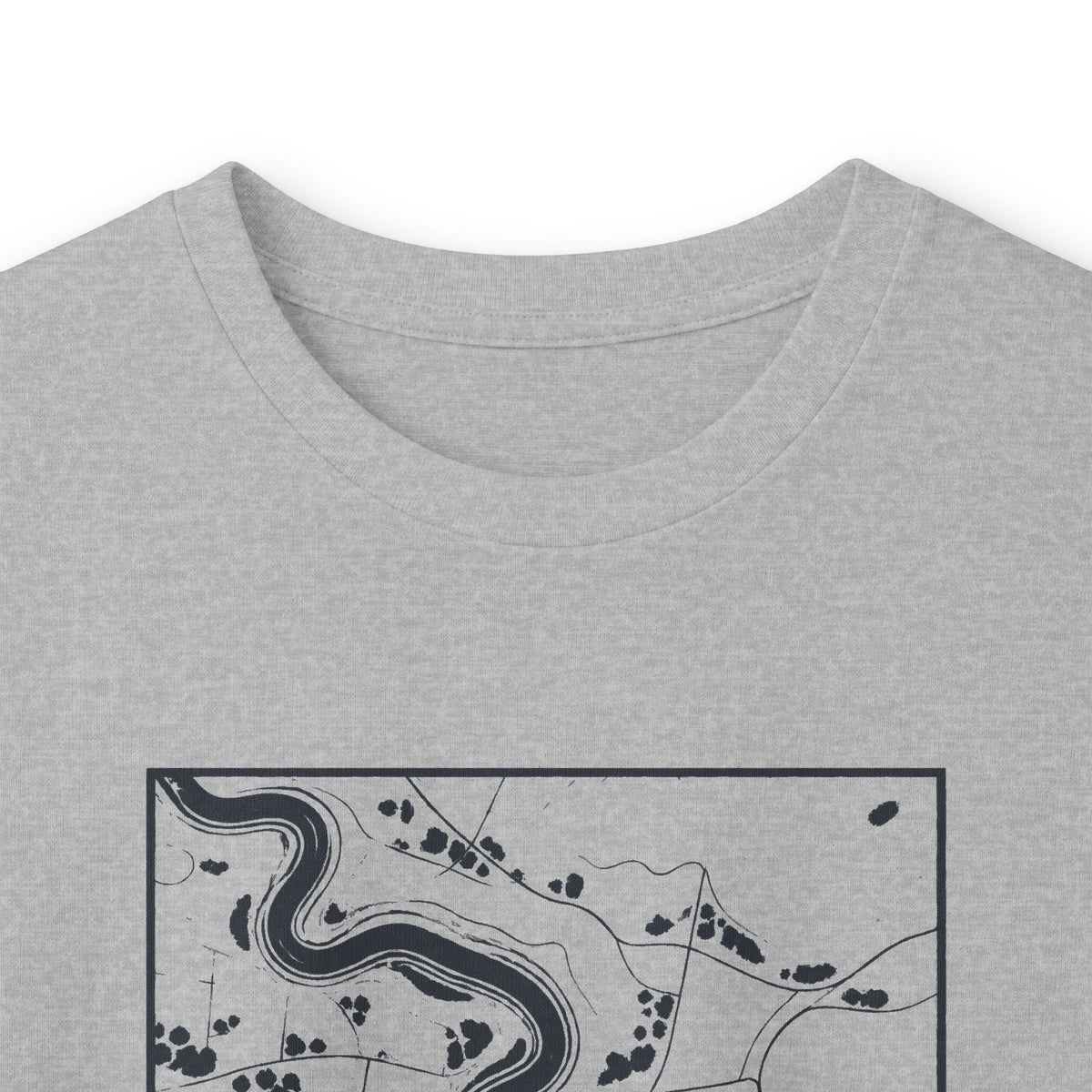 Murfreesboro Topo Map Long Sleeve T-Shirt