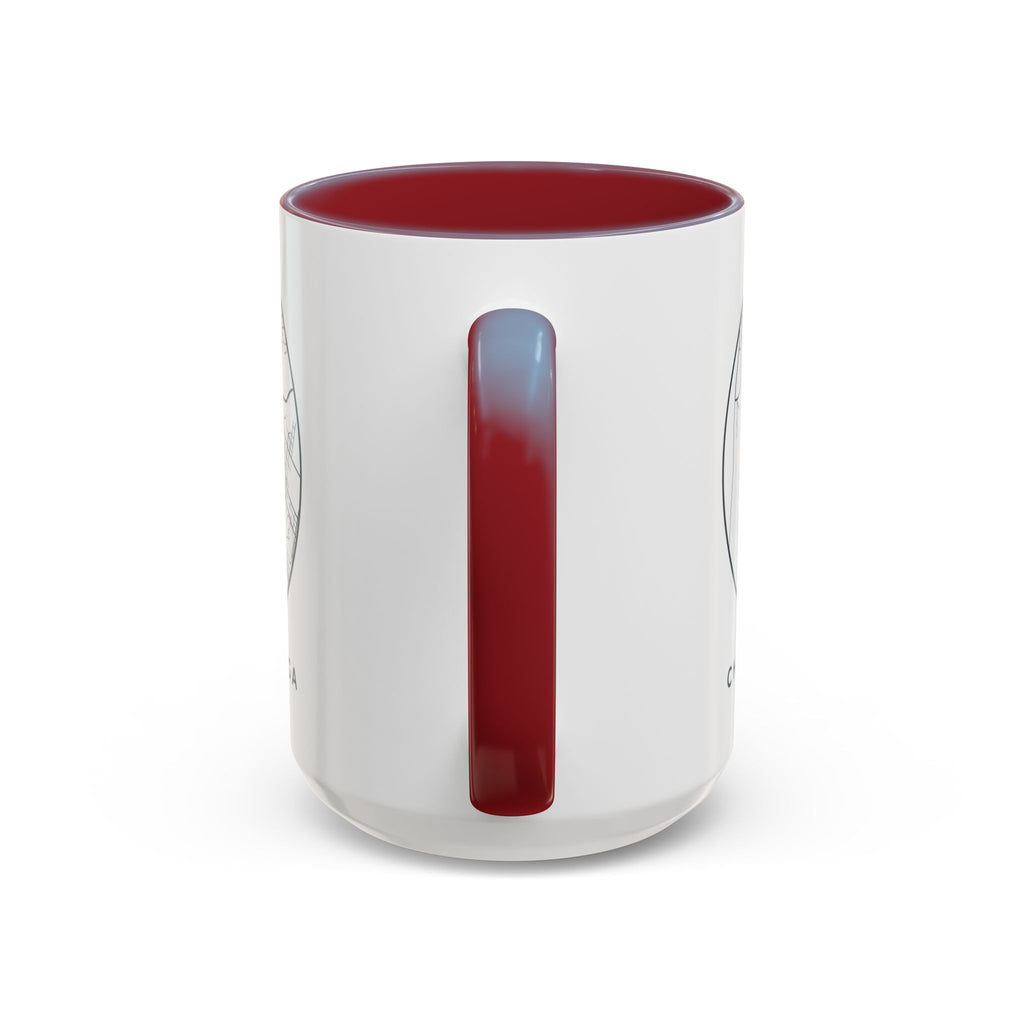 Chattanooga Street Map Accent Mug