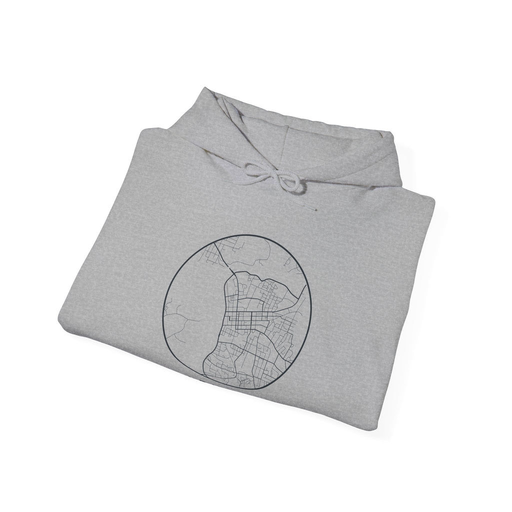 Clarksville Street Map Hoodie