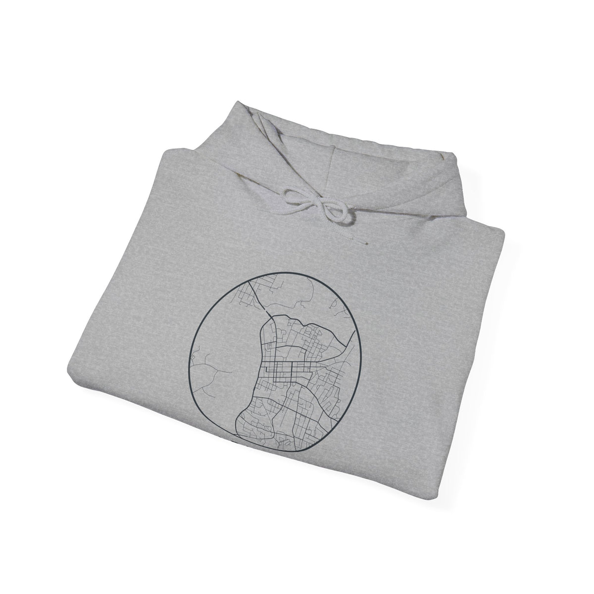 Clarksville Street Map Hoodie