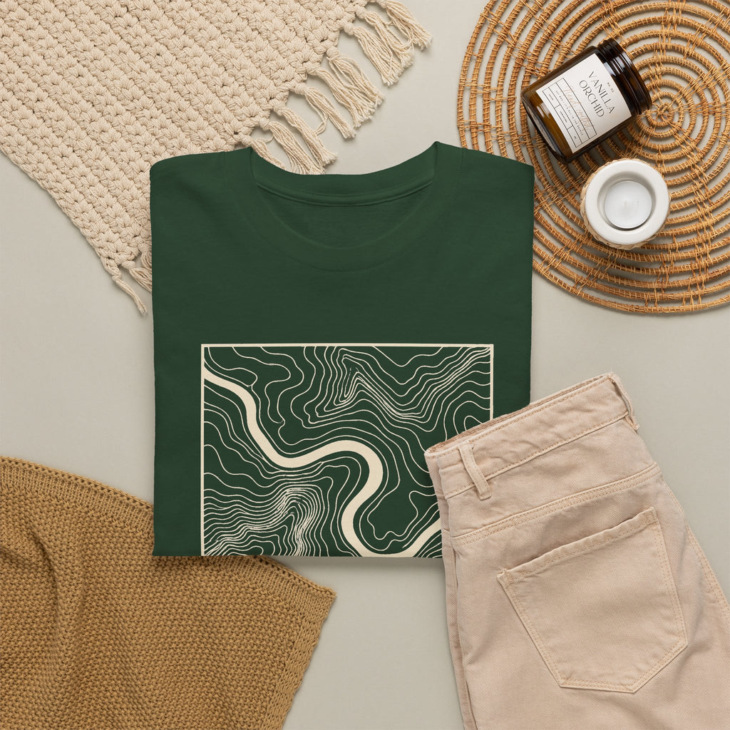 Chattanooga Topo Map T-Shirt