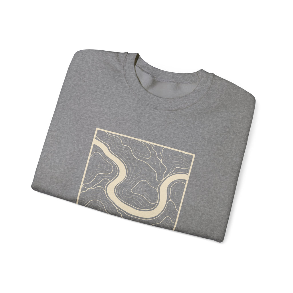 Nashville Topo Map Crewneck Sweatshirt