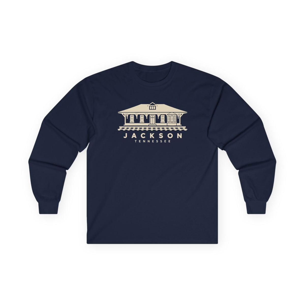 Jackson Train Depot Long Sleeve T-Shirt