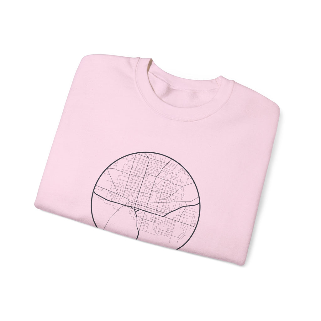 Jackson Street Map Crewneck Sweatshirt