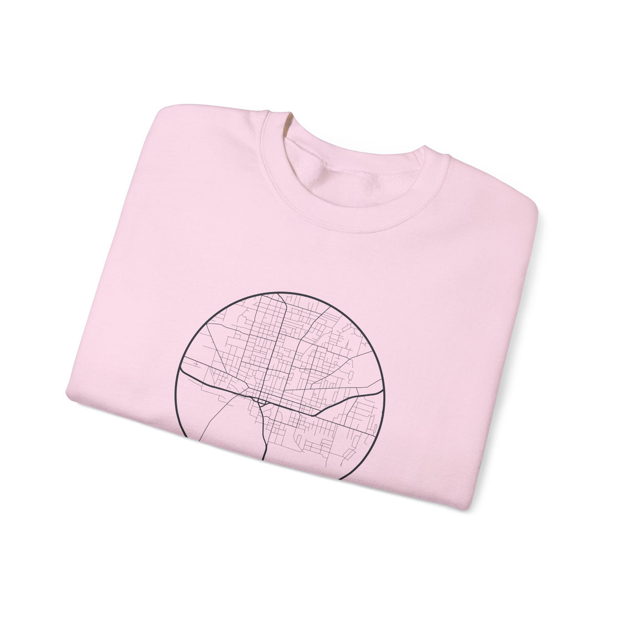 Jackson Street Map Crewneck Sweatshirt