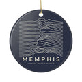 Memphis Ridgeline Ornament (Navy)