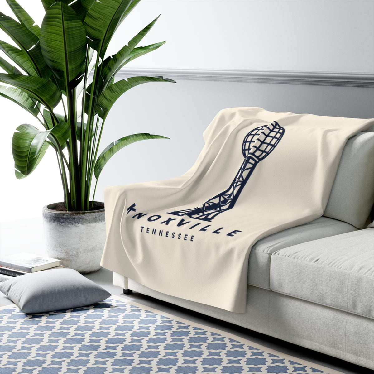 Knoxville Sunsphere Sherpa Blanket