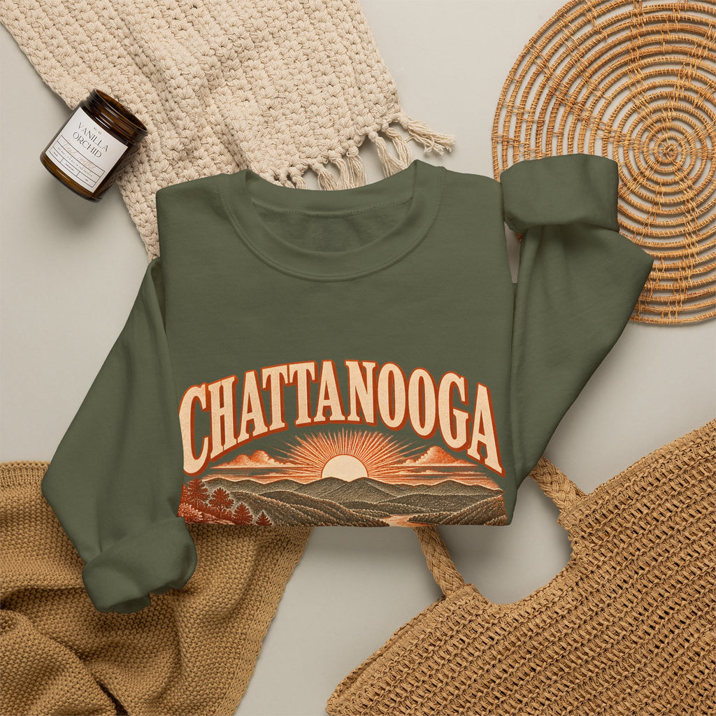 Chattanooga Engraved Valley Crewneck Sweatshirt