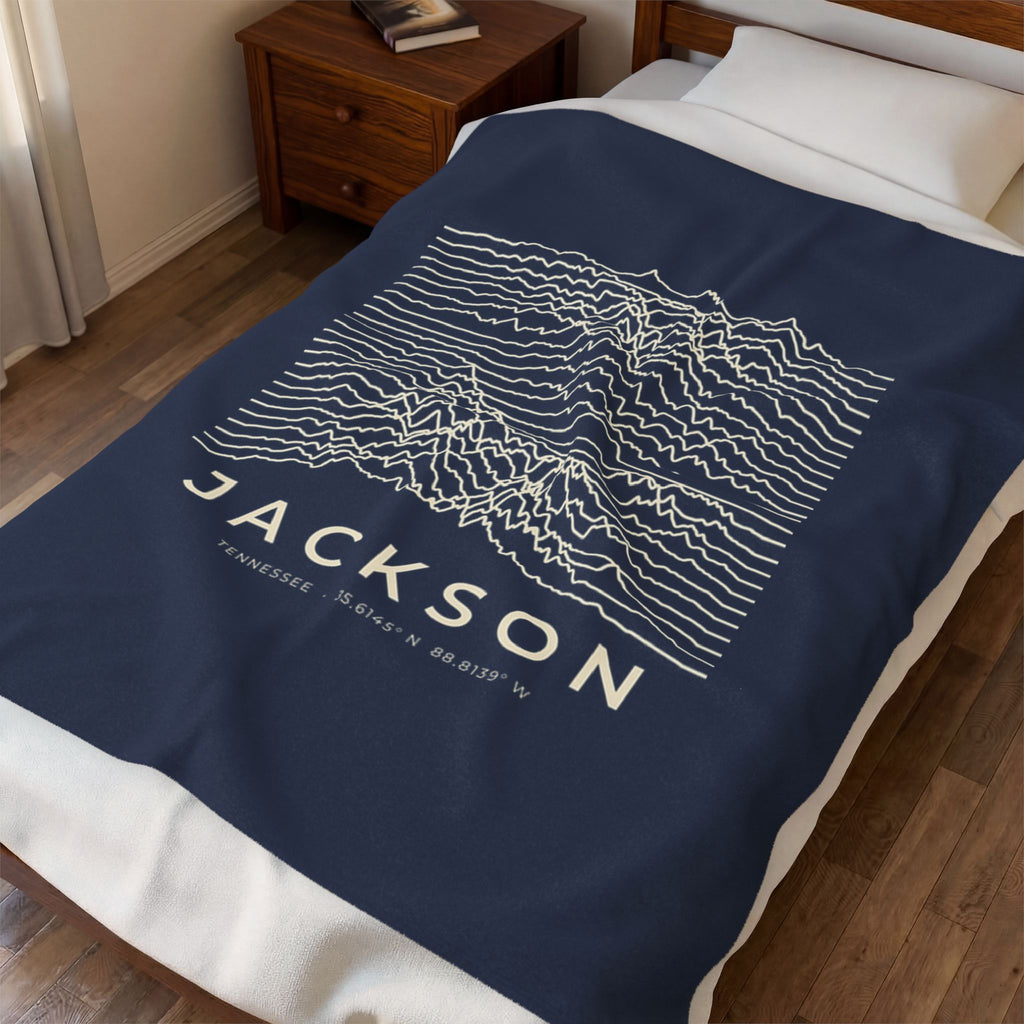 Jackson Ridgeline Blanket (Navy)