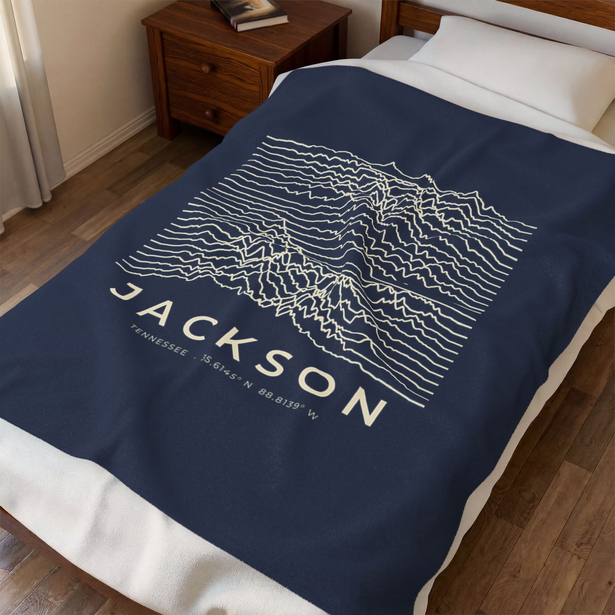 Jackson Ridgeline Blanket (Navy)