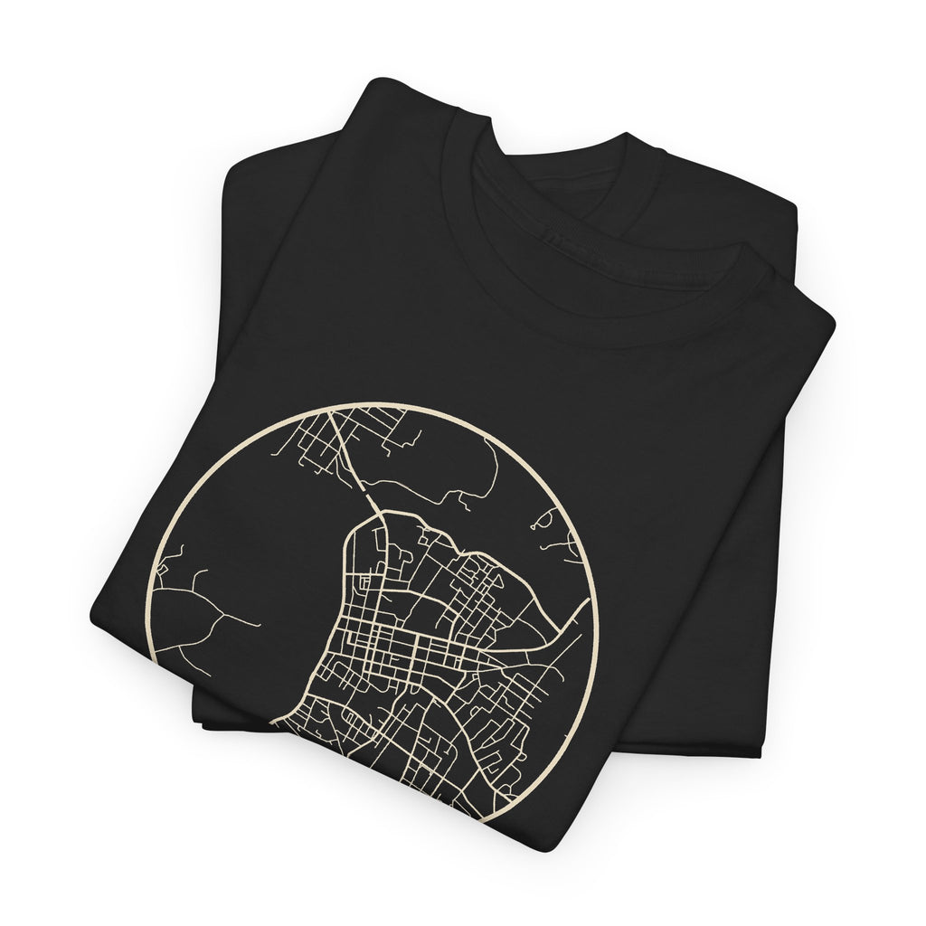 Clarksville Street Map T-Shirt