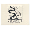 Memphis Topo Map Puzzle