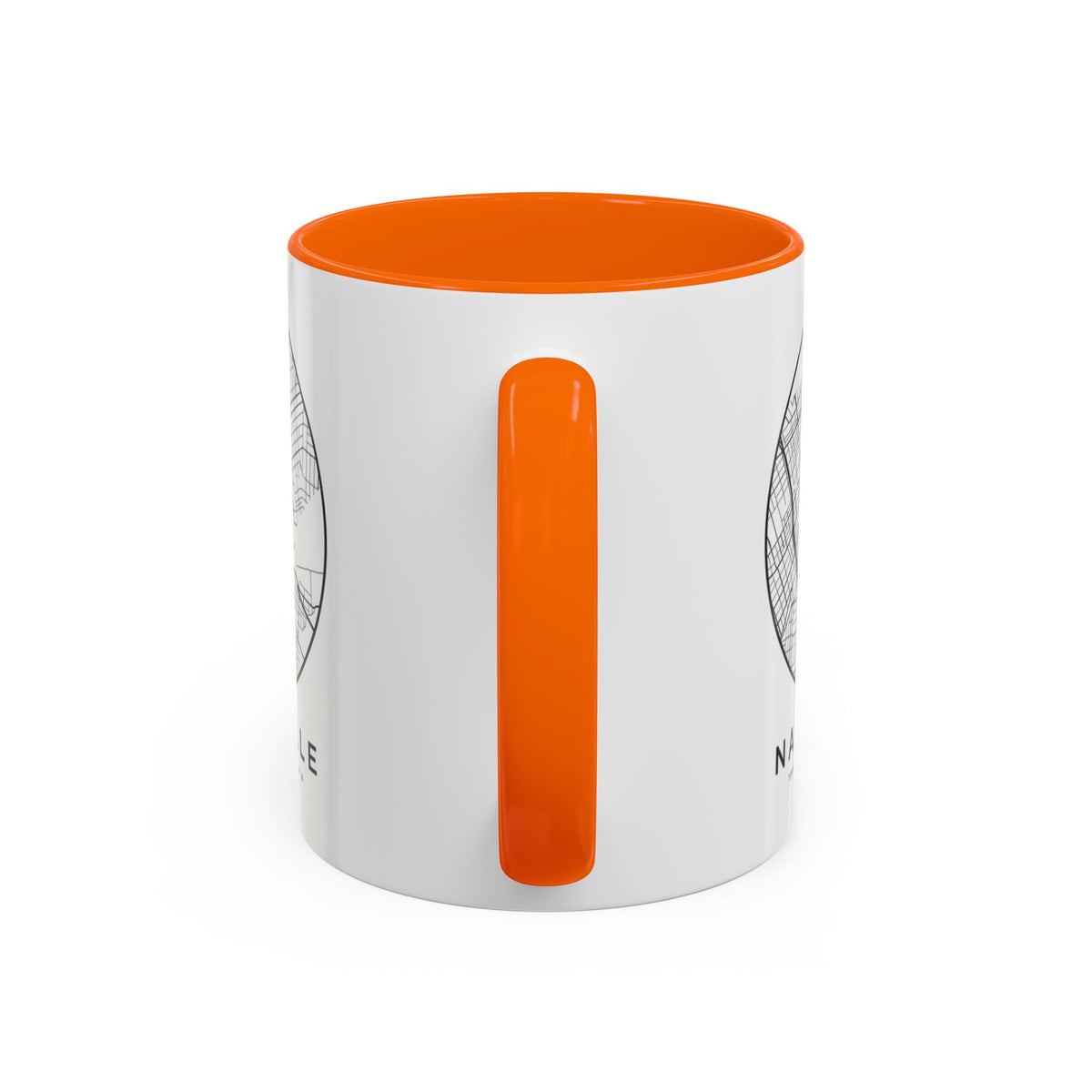 Nashville Street Map Accent Mug