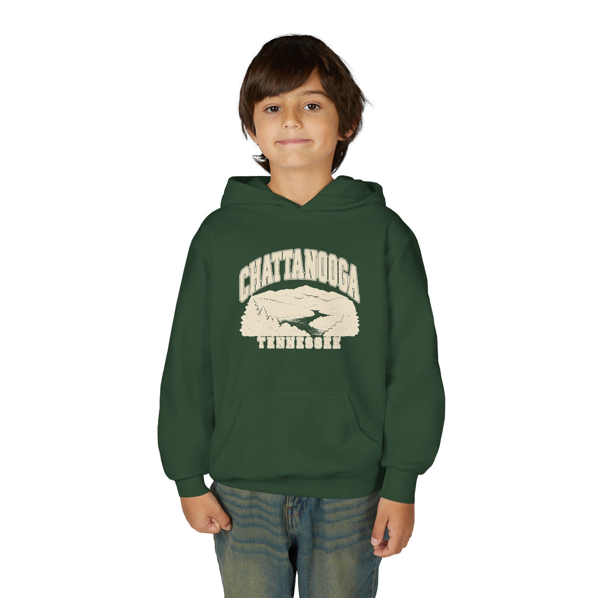 Chattanooga Vintage Varsity Kids Hoodie