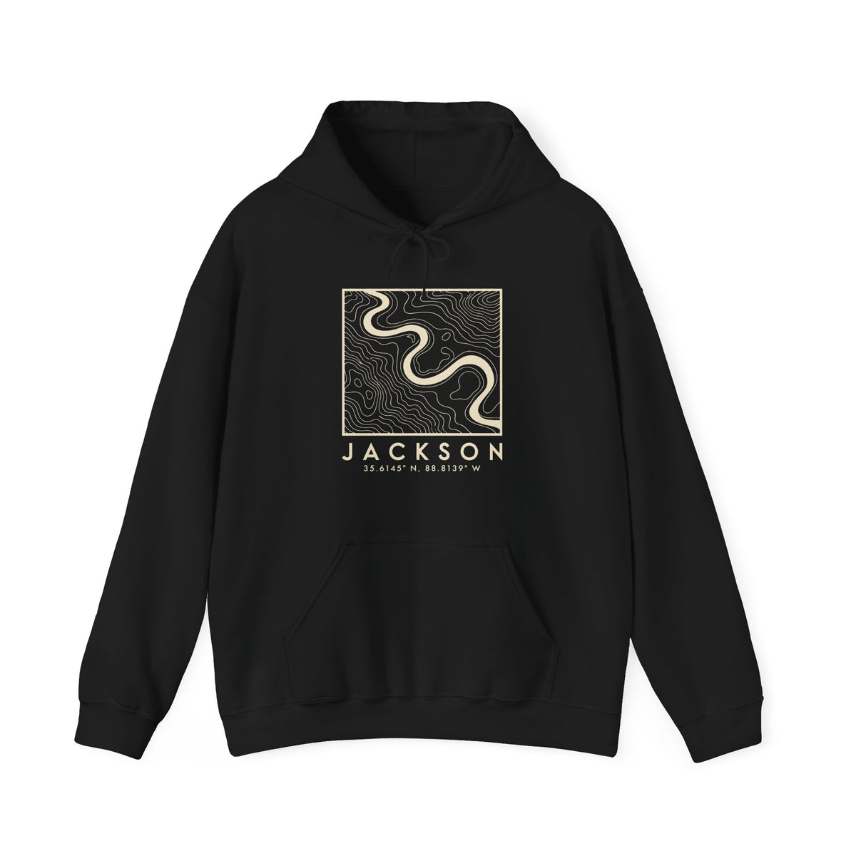 Jackson Topo Map Hoodie