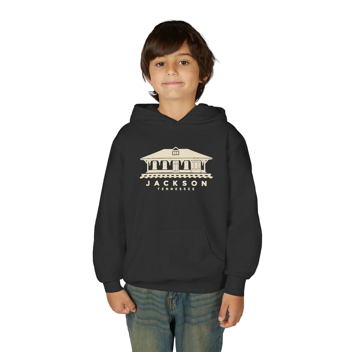 Jackson Train Depot Kids Hoodie
