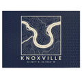 Knoxville Topo Map Puzzle (Navy)