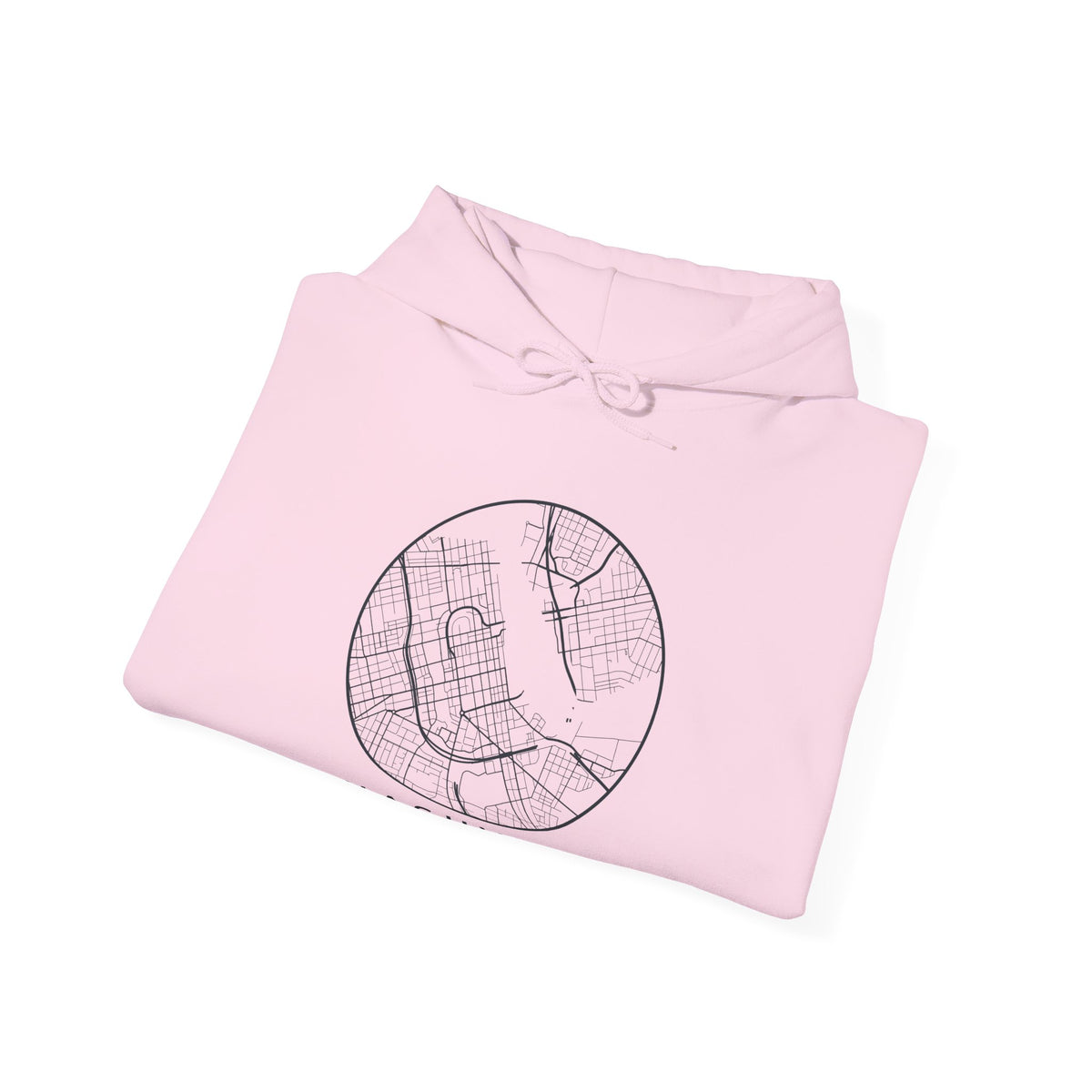 Nashville Street Map Hoodie