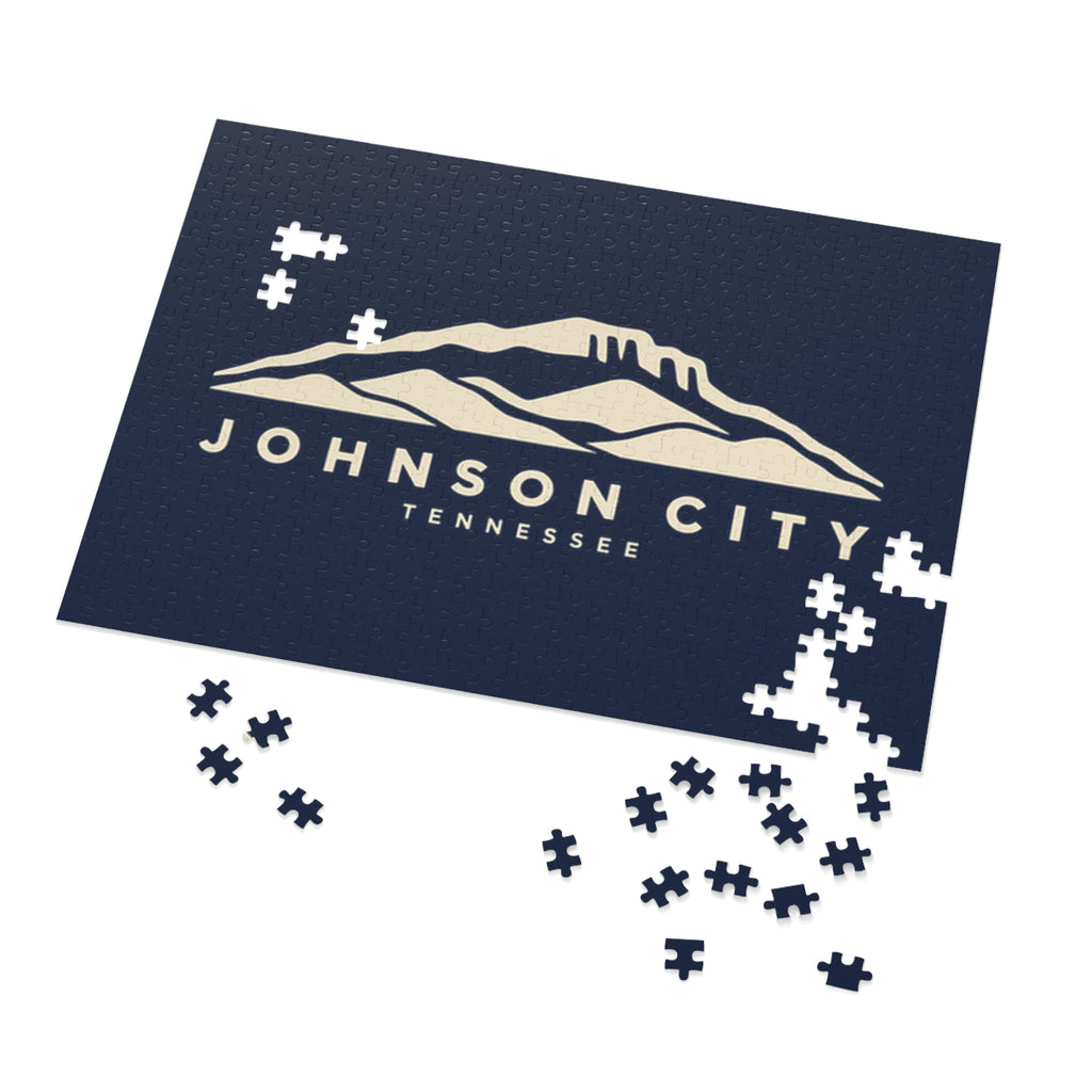 Johnson City Buffalo Mountain Puzzle (Navy)