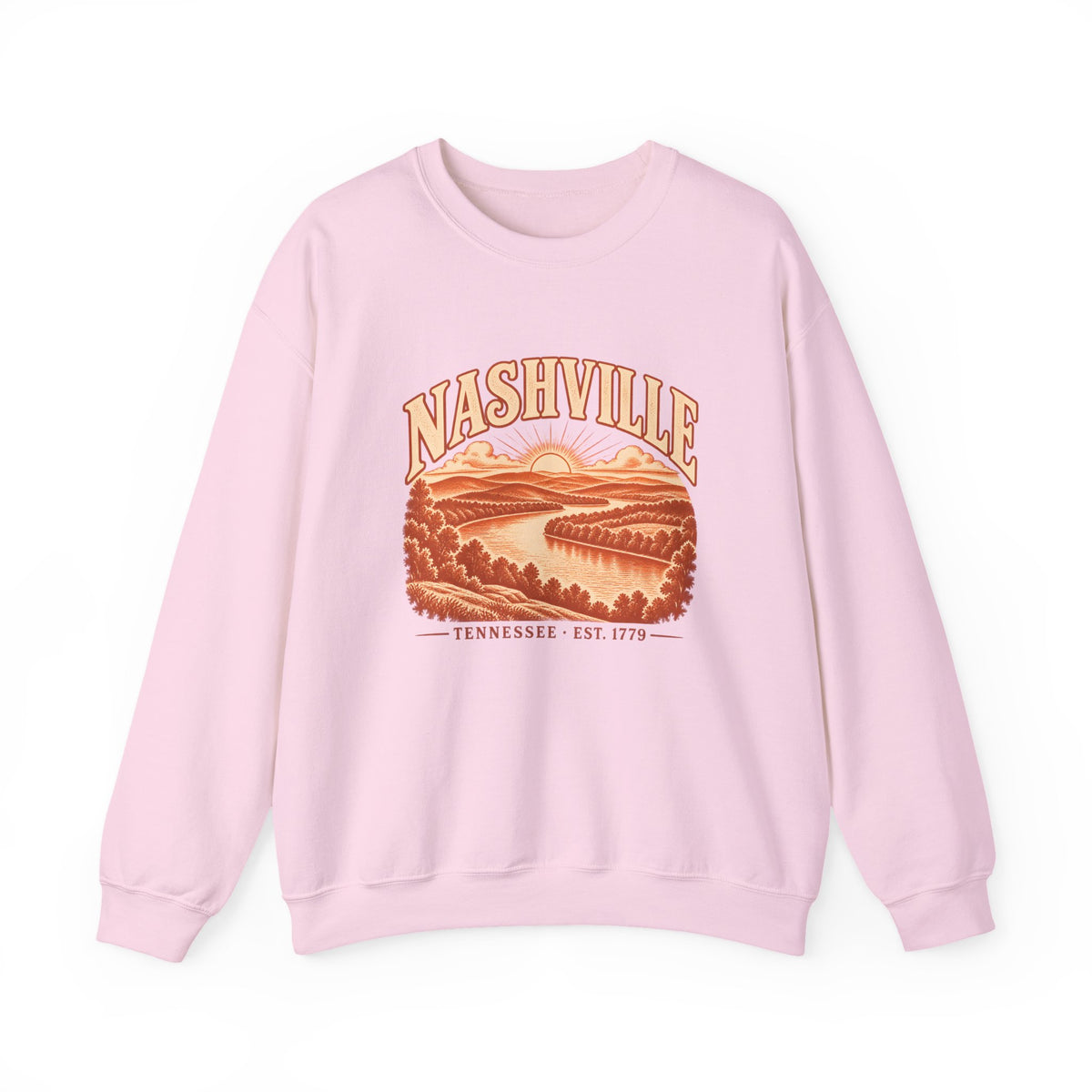Nashville Engraved Valley Crewneck Sweatshirt