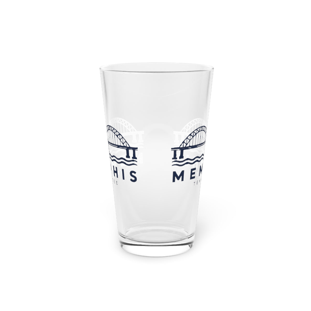 Memphis Hernando de Soto Bridge Pint Glass