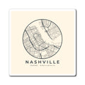 Nashville Street Map Magnet