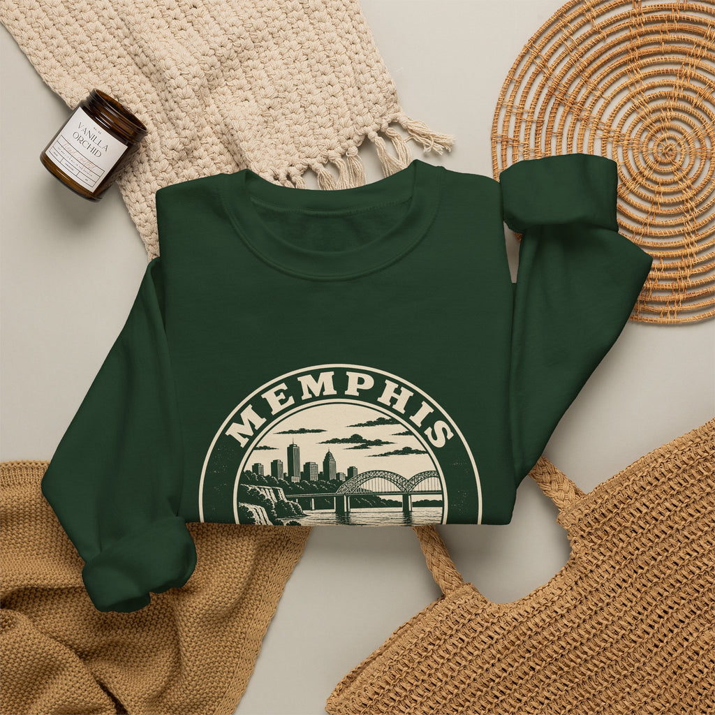Memphis Park Badge Crewneck Sweatshirt