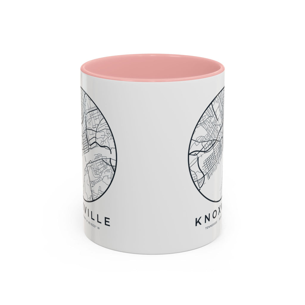 Knoxville Street Map Accent Mug