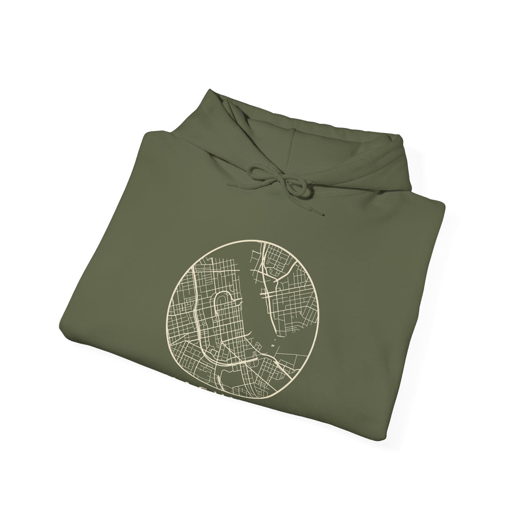 Nashville Street Map Hoodie