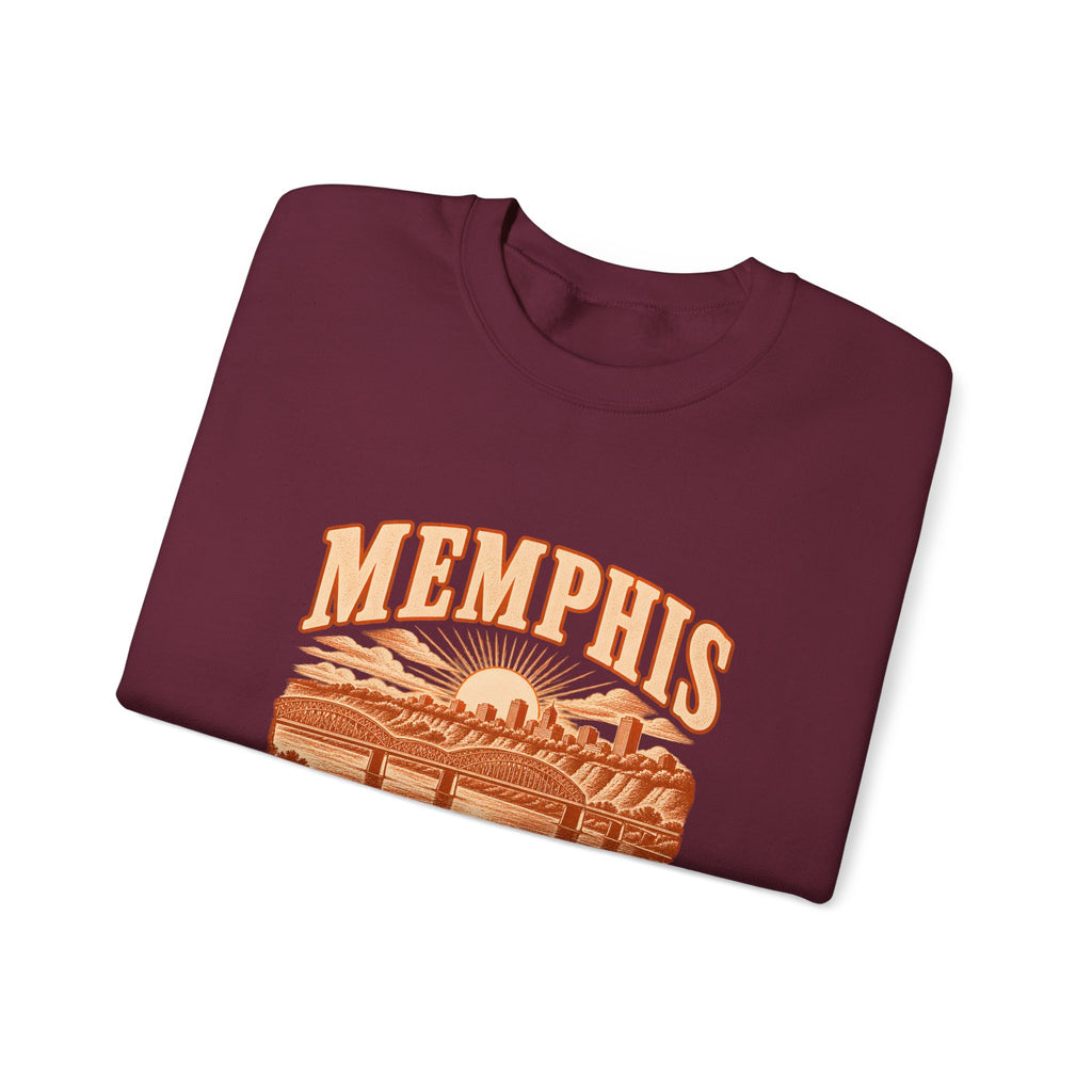 Memphis Engraved Valley Crewneck Sweatshirt