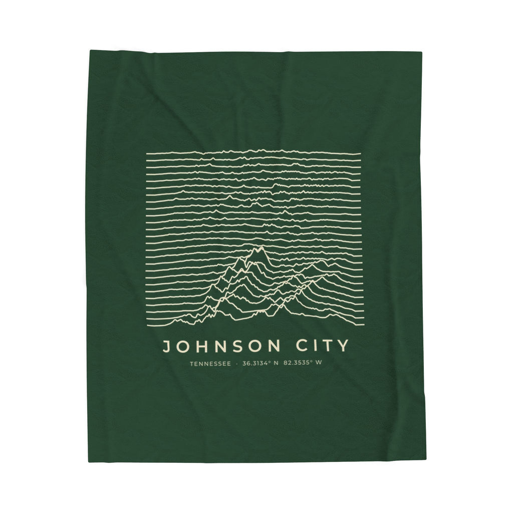 Johnson City Ridgeline Blanket (Forest Green)