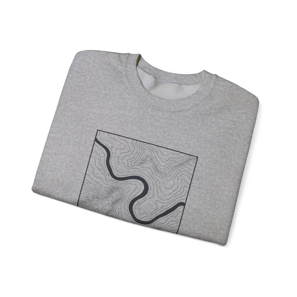 Chattanooga Topo Map Crewneck Sweatshirt