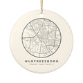 Murfreesboro Street Map Ornament