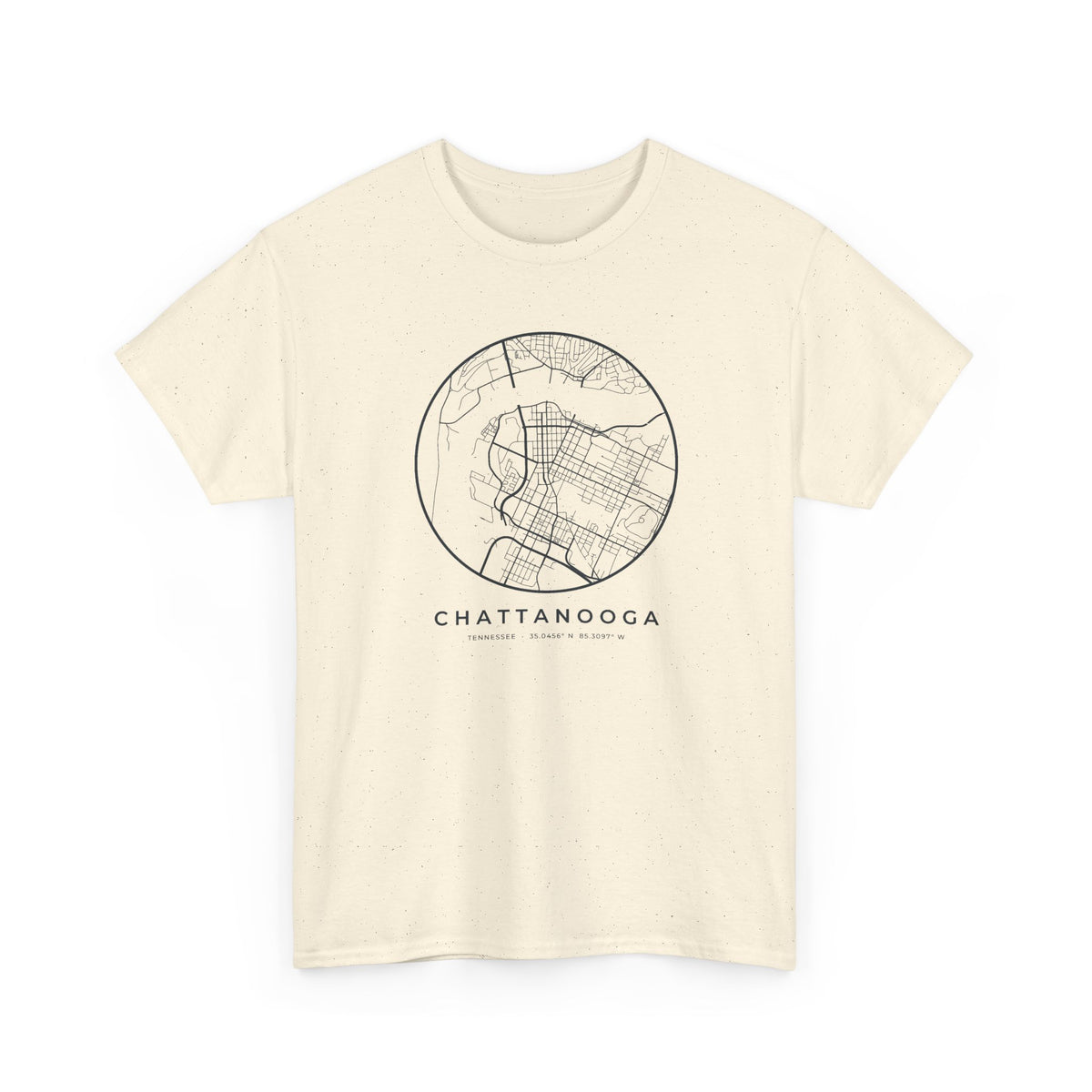 Chattanooga Street Map T-Shirt
