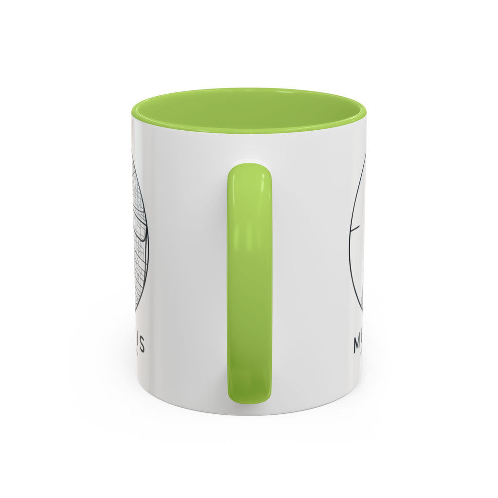 Memphis Street Map Accent Mug