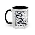 Memphis Topo Map Accent Mug