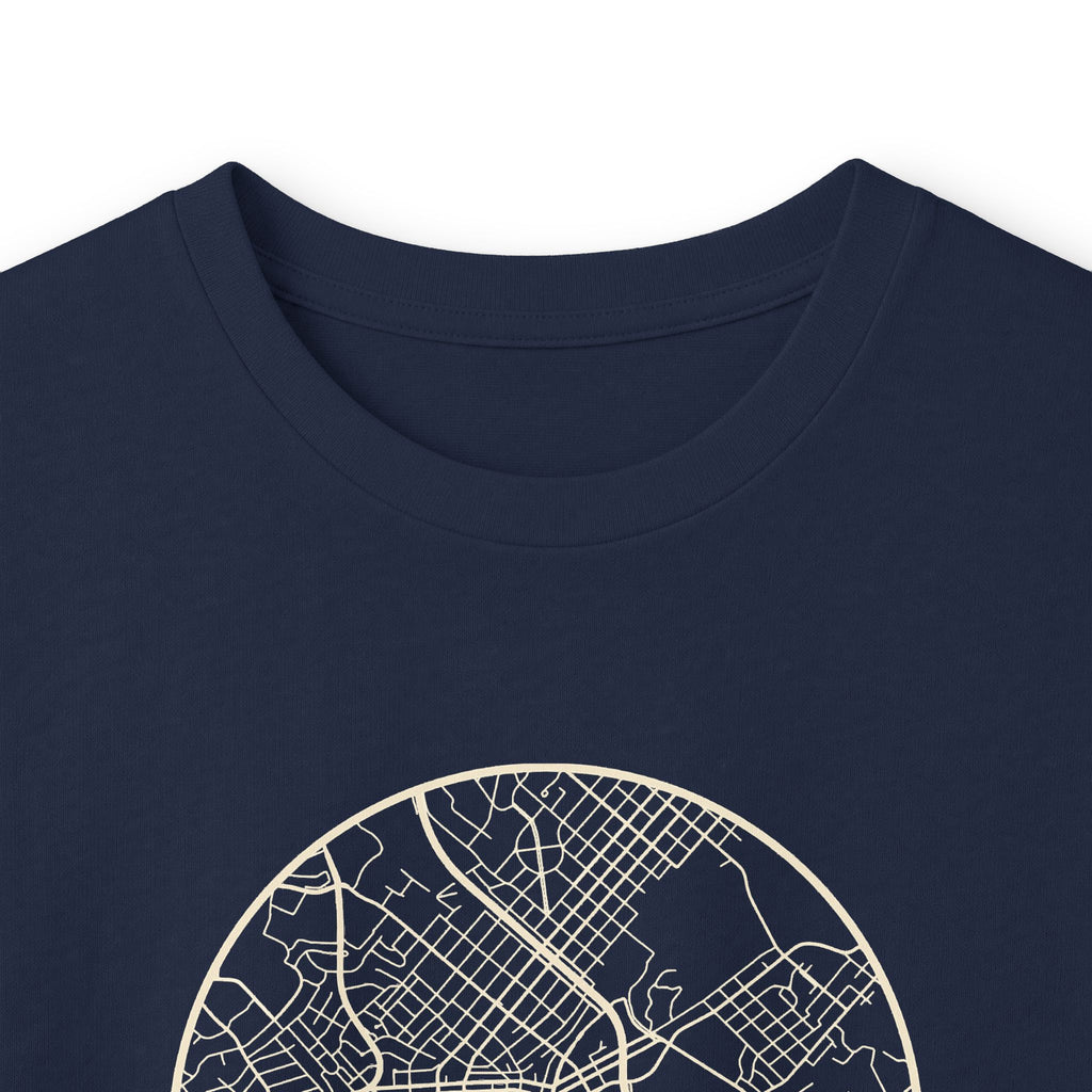 Johnson City Street Map Long Sleeve T-Shirt