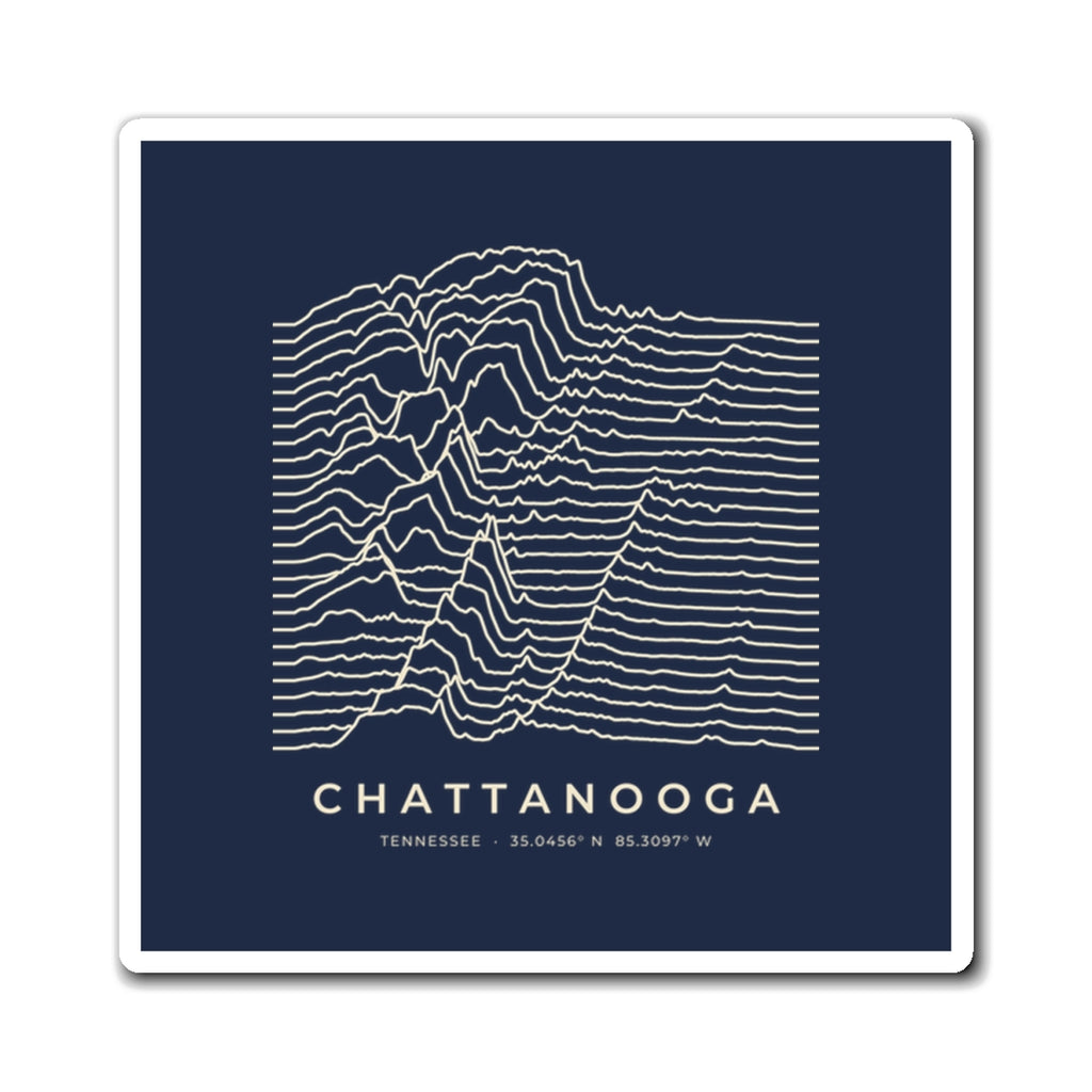 Chattanooga Ridgeline Magnet (Navy)