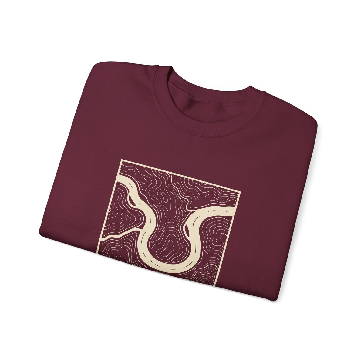 Knoxville Topo Map Crewneck Sweatshirt