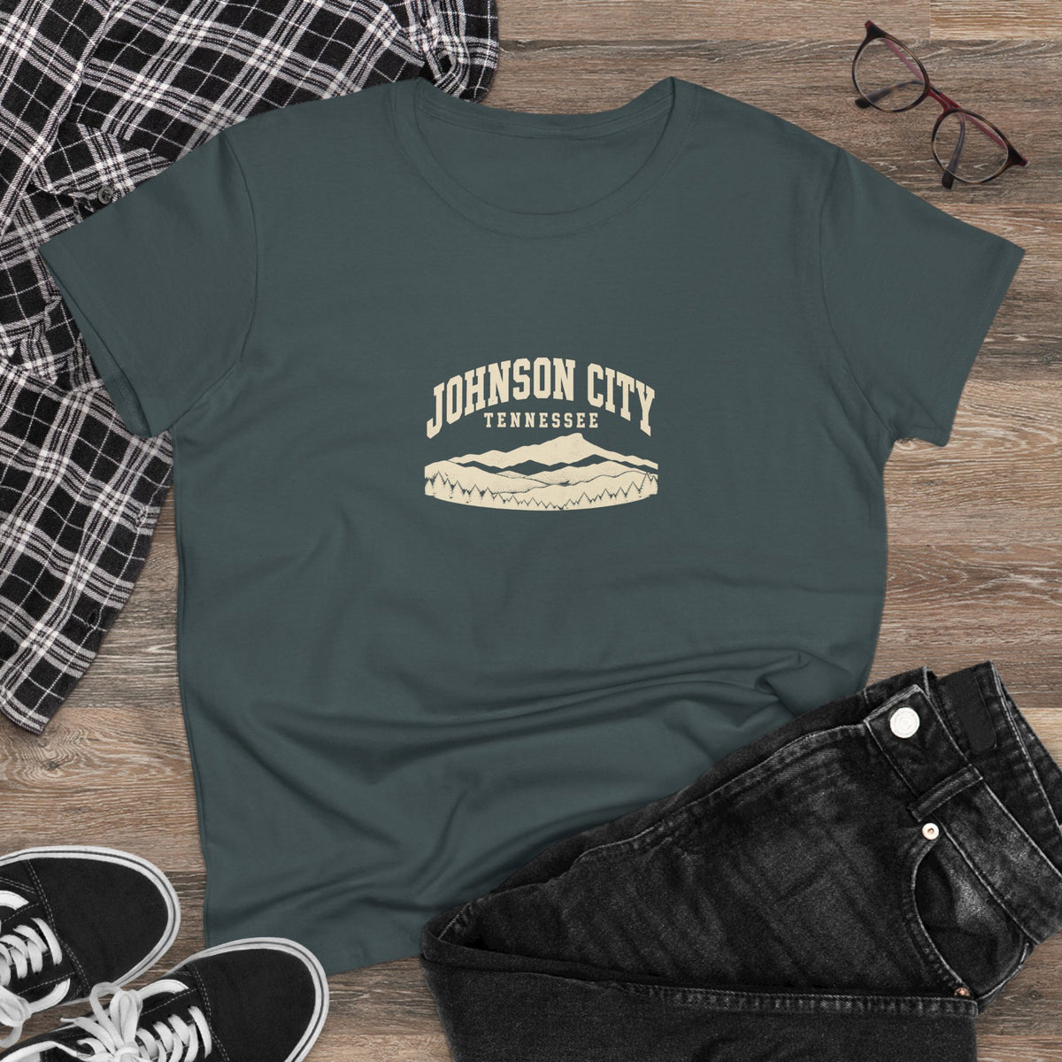 Johnson City Vintage Varsity Women's T-Shirt