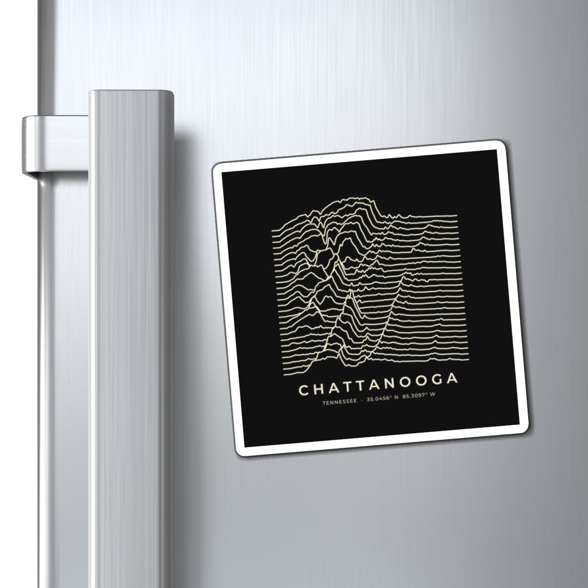 Chattanooga Ridgeline Magnet (Black)