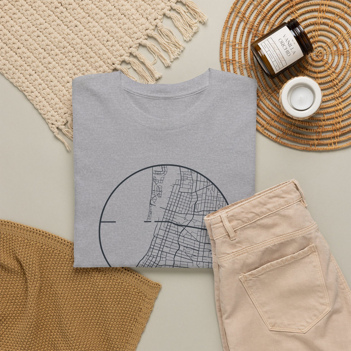 Memphis Street Map T-Shirt