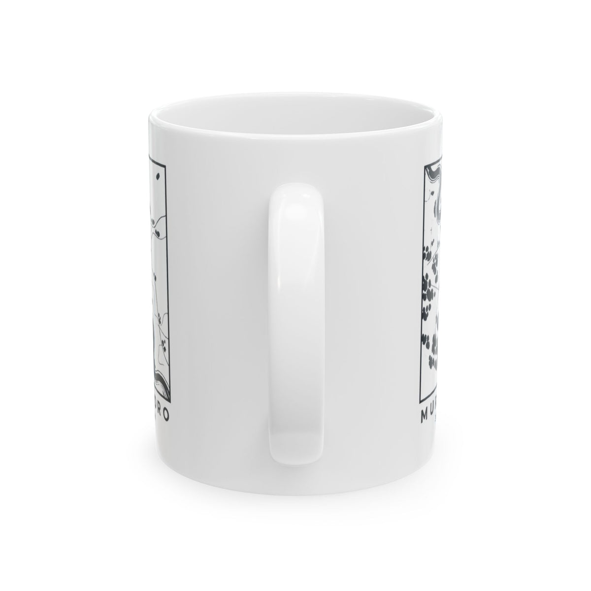 Murfreesboro Topo Map Mug